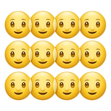 Moon without face, yellow sticker