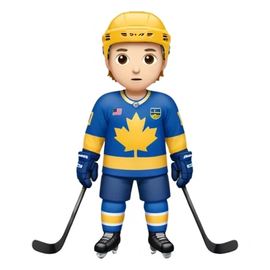 The NHL’s “4 nations face off” between the US, Canada, Sweden, and Finland sticker