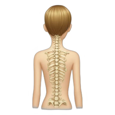 Scoliosis  sticker