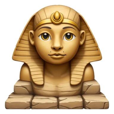 Emoji of sphinx sticker