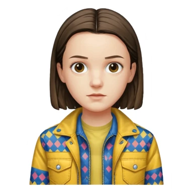 Eleven from stranger things season 3 episode 2 sticker