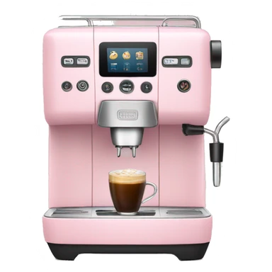 Light Pink coffee machine  sticker