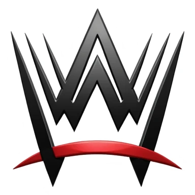 WWE Logo black sticker