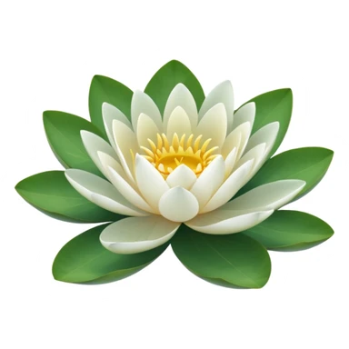 water lily sticker