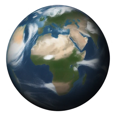 hubble Earth closeup sticker