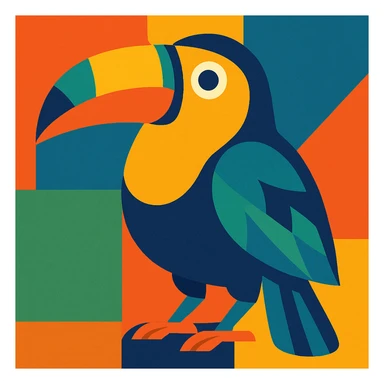 a chlosa, unique style, vibrant toon style sticker