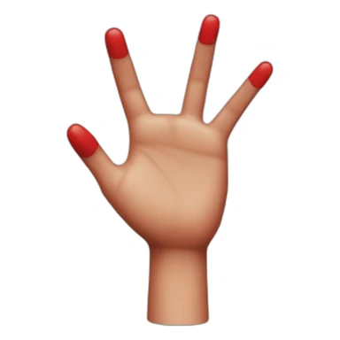 Nick Cave's red right hand sticker