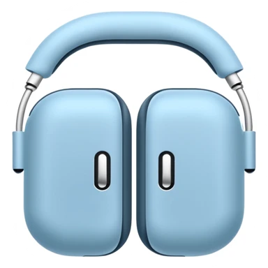 Airpods max light blue sticker
