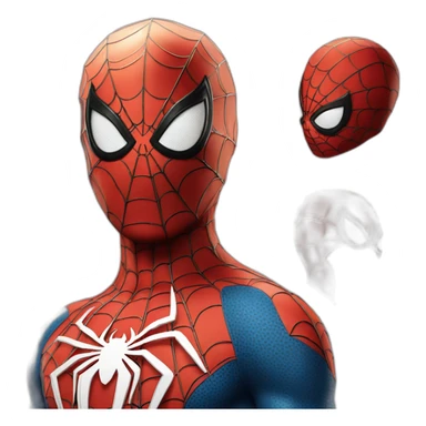 spider-man christman sticker