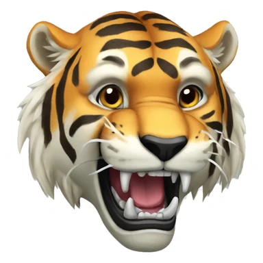 saber toothed tiger sticker