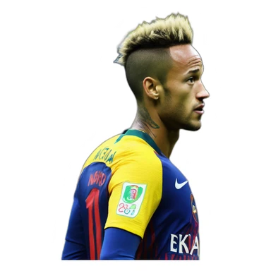 Neymar comendo pipoca sticker