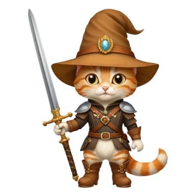 Puss in boots cat sticker