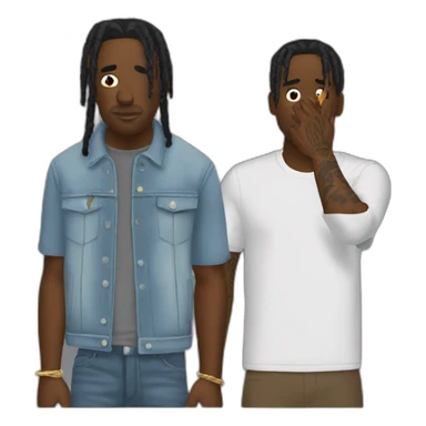 travis scott apologising  sticker