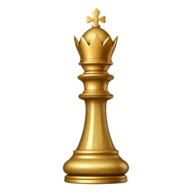 glitter chess piece bishop sticker
