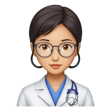 Chinese scientist woman super realistic  sticker