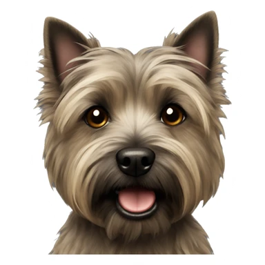 brindle cairn terrier sticker
