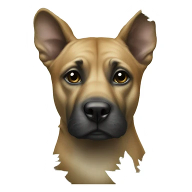 realistic animal portraits under tree sticker