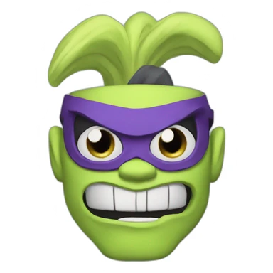 Mojo jojo from powerpuffs  sticker