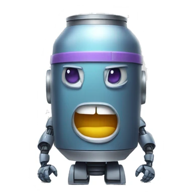 robot grimace shake sticker