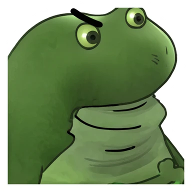 Arms crossed holding neck man laughing  sticker