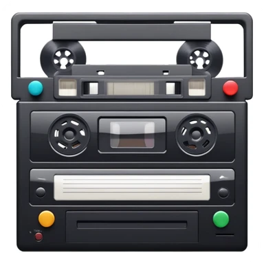 VCR player sticker