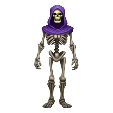 Skeletor full body sticker