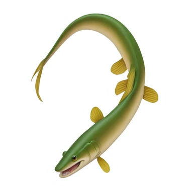 Elongate musky sticker