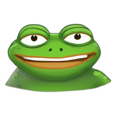 pepe frog super saiyajin 3 sticker