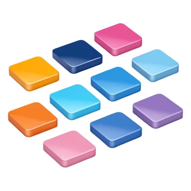 3D pantone colour spread sticker