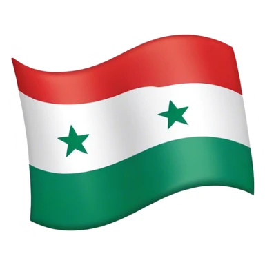 Drapeau syrie vert droit sticker