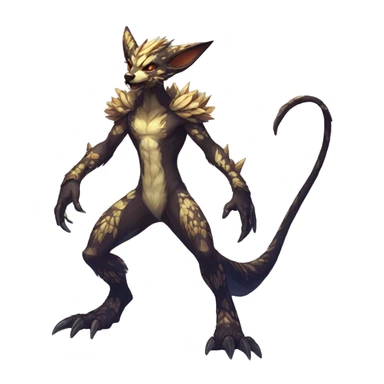 Anthro Vernid-WickerBeast-Protogen-Synth-Primagen-Fakémon Full Body sticker