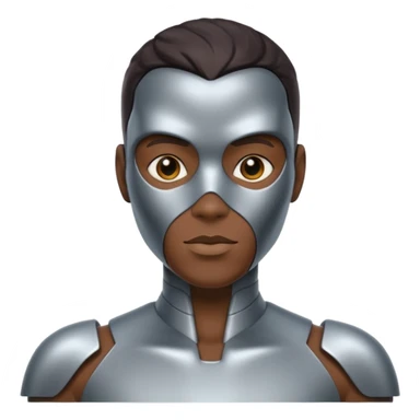 African American Android Male sticker