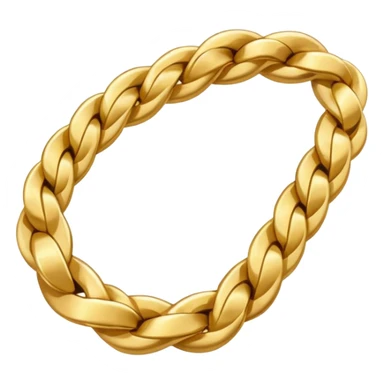 Gold rope chain sticker