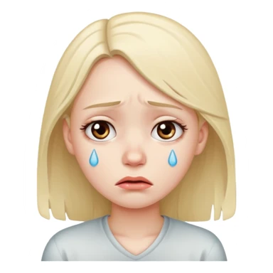 a girl is sad and mad sticker