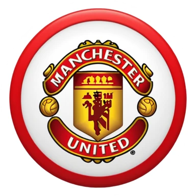 Manchester United logo sticker