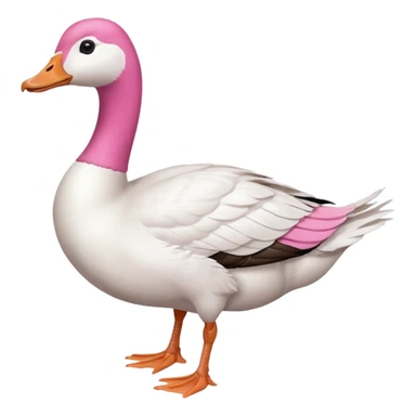 goose with a head, that looks like human female feet  sticker