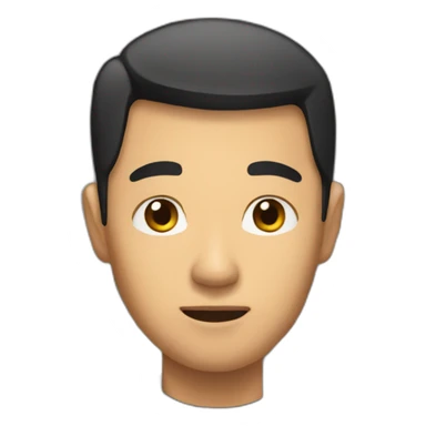 Asian man in jail sticker