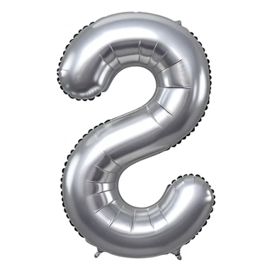 aluminum balloon shaped like number 26 sticker