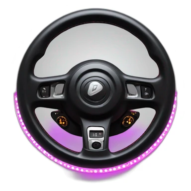 tuning bosozoku wheel with led lights and knobs sticker