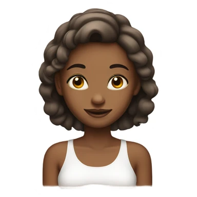Clean girl emojis sticker