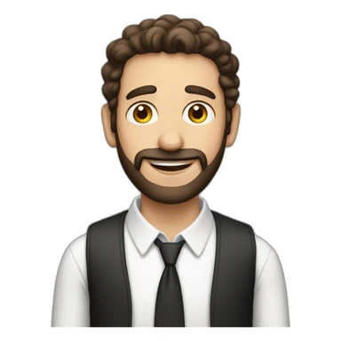 A jewish guy sticker