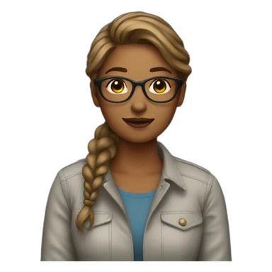 product designer woman sticker