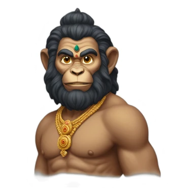 Hanuman bhala  sticker