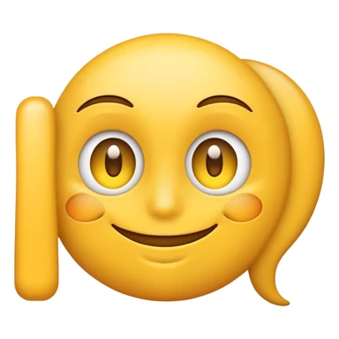 Emoji looking to the right side sticker