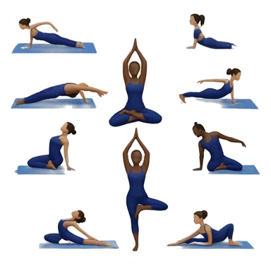 yoga men and woman sticker