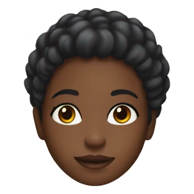 Black girl do skincare  sticker