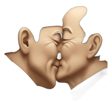 Ataturk kisses kemal kilicdaroglu sticker