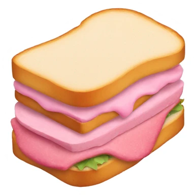 Pink sandwich  sticker