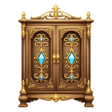 The Vanishing Cabinet:  ornate cabinet magical, allowing for instantaneous travel . One is located in Borgin and Burkes, sticker