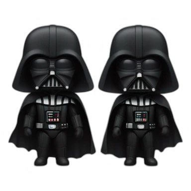 Dark vador avec une pomme sticker